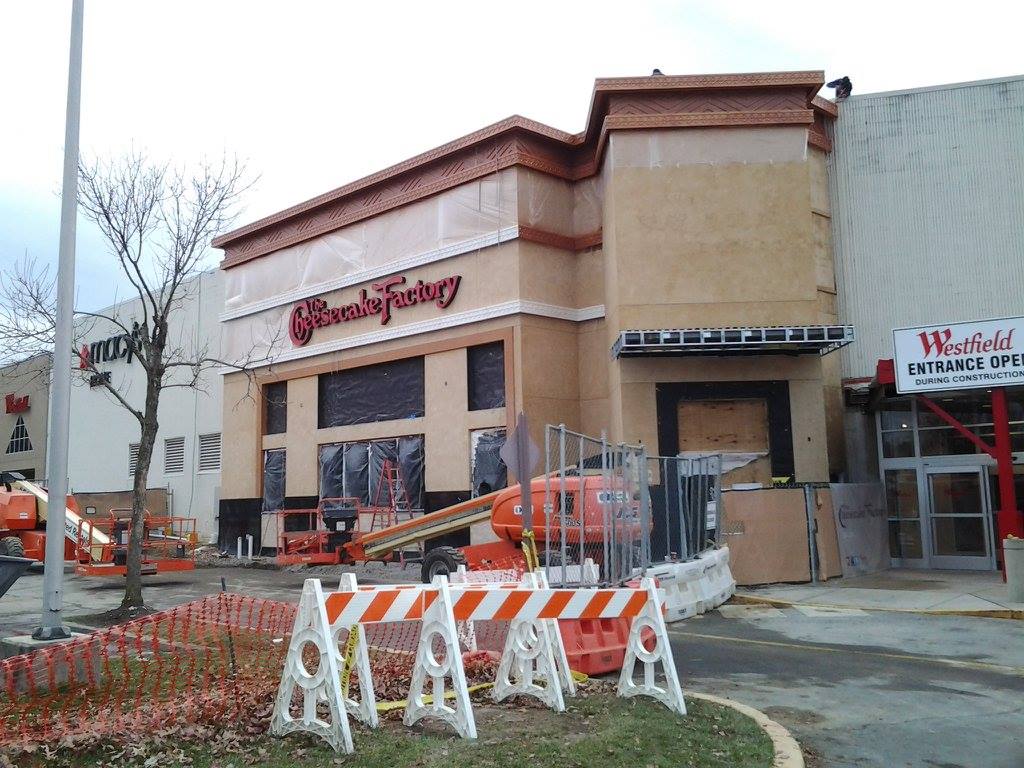Bradleigh Applications, Inc. construction at Cheesecake Factory Montgomery Mall