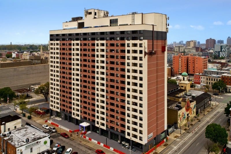Bradleigh Applications Commercial EIFS using PAREX at J. Van Story Branch Apartments-11 West 20th Street-Baltimore