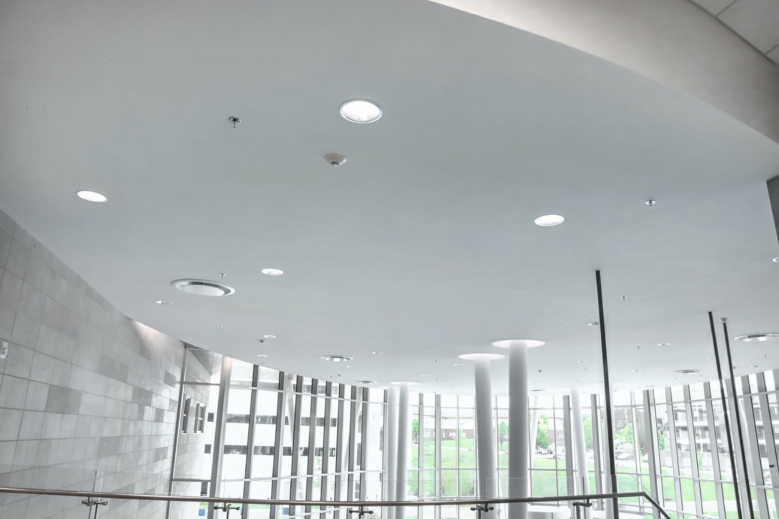 Bradleigh Applications, Inc. Acoustical Plaster Construction using BASWAphon at Catonsville Courthouse