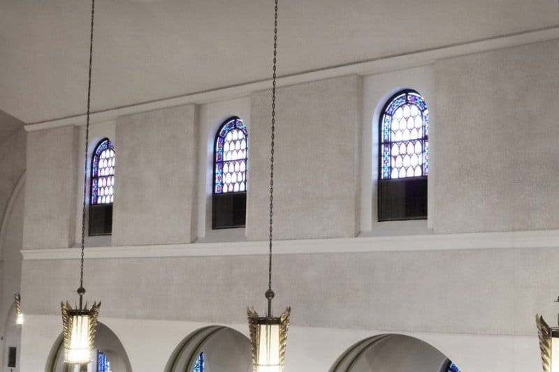 Side Walls - Bradleigh Applications, Inc. Pyrok & StarSilent construction at Archdiocese of Washington at St. Martin’s Church