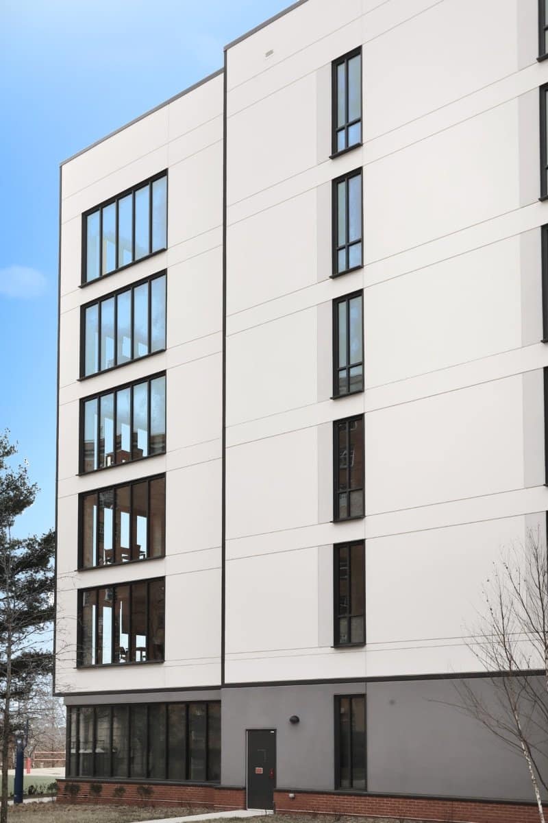 Bradleigh Applications Inc EIFS Construction at University of Maryland New On-Campus Housing and Dining